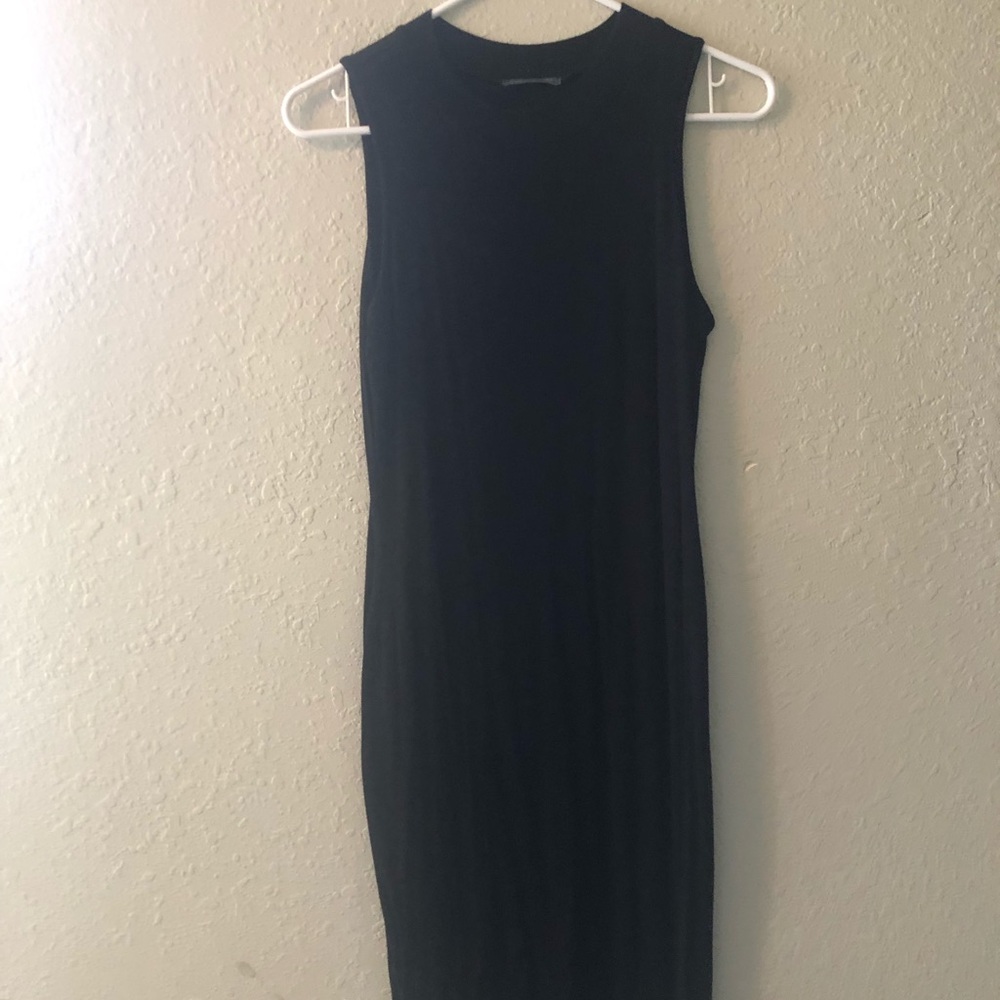 Black Soprano midi dress